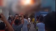 Imagini de la locul incendiului