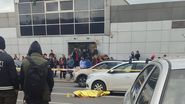 Imagine de la locul accidentului