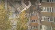 Imagine de la locul exploziei 