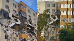 Imagini cu explozia din Rahova