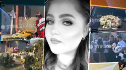 Sicriul cu trupul neînsuflețit al Mirelei, gravida moartă în explozia din Rahova, a ajuns la biserică! Imagini de-a dreptul sfâșietoare cu momentul în care coșciugul este scos din mașina funerară. Ți se rupe sufletul