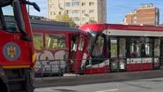 Imagini de la locul accidentului