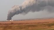 Imagini de la locul incendiului