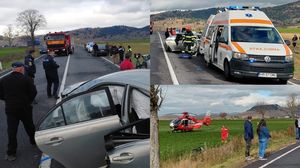 Imagini de la locul accidentului