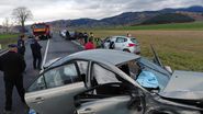 Imagini de la locul accidentului