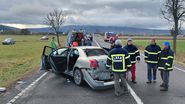 Imagini de la locul accidentului