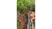 Imagine de la locul accidentului