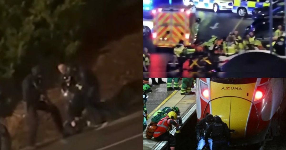 Un român a fost martor la prinderea tânărului care a înjunghiat 10 persoane într-un tren din Marea Britanie! Taximetristul a filmat scenele șocante: „Le-a cerut polițiștilor să îl omoare”