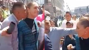 Imaginile șocante cu momentul în care președinta Mexicului este hărțuită în plină stradă! Agresorul a fost arestat: „Nu vă faceți..”