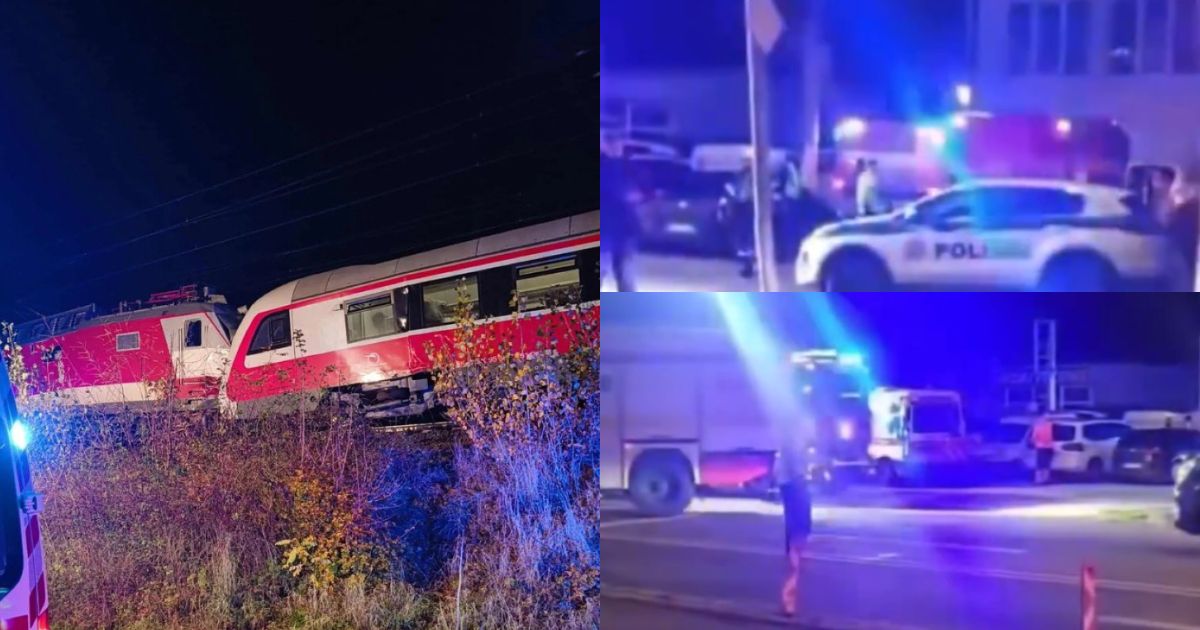 Teribil accident feroviar în Slovacia! Mai multe persoane au ajuns de urgență la spital, după ce două trenuri s-au ciocnit