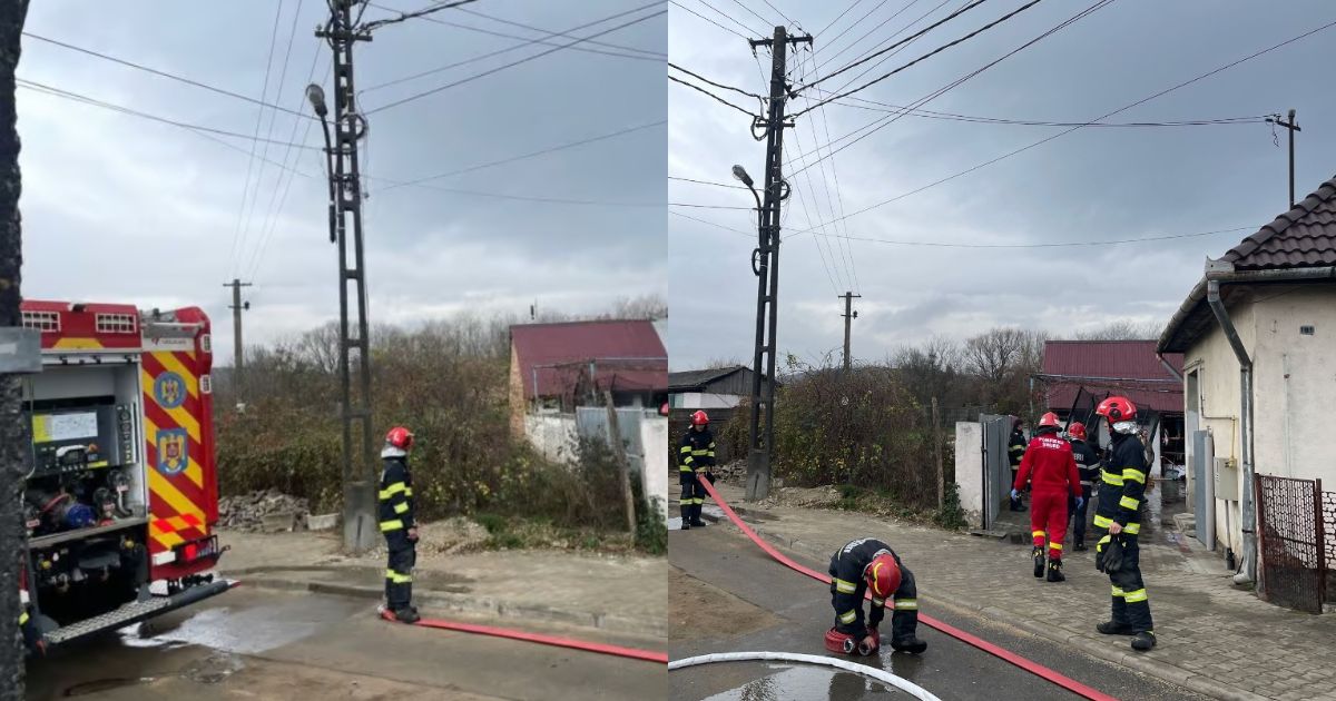Descoperire șocantă în Sibiu! Un bărbat în vârstă de 66 de ani a incendiat locuința, iar ulterior s-a spânzurat într-o șură