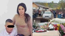 Lacrimi și durere la căpătâiul femeii ucise de soț din Teleorman! Mihaela a fost condusă pe ultimul drum