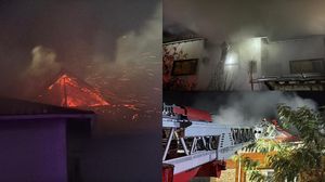 Imagini de la locul incendiului