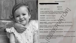 A fost făcut public buletinul de analize al fetiței care a murit la stomatolog! Acum este clar ce se întâmpla cu Sara înainte de intervenția fatală