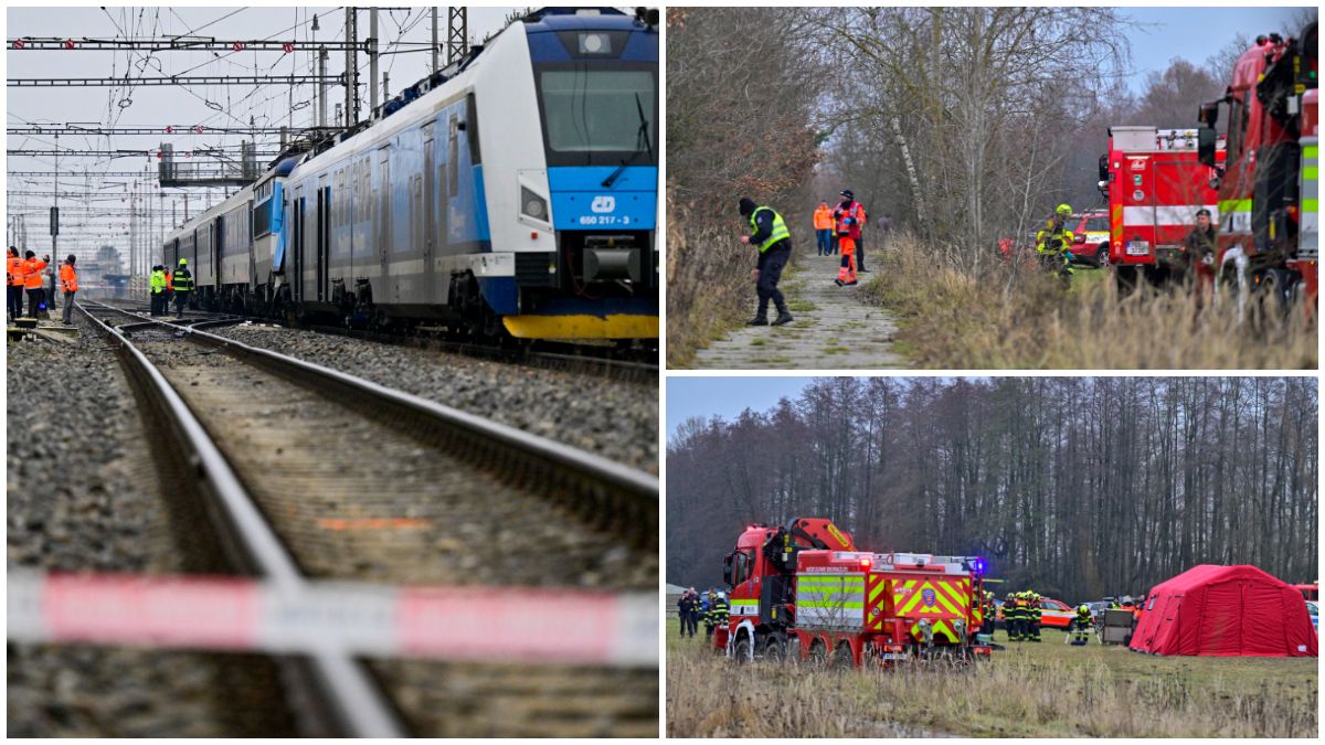 Două trenuri s-au ciocnit: 42 de persoane rănite, două în stare gravă. Traficul feroviar, complet blocat