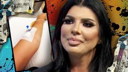 Andreea Tonciu, imagine îngrijorătoare! Bruneta a apărut pe internet cu perfuzia în mână. Ce se întâmplă cu ea?