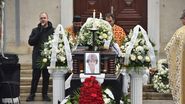 Imagini de la înmormântarea Flaviei Groșan