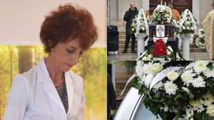 Imagini de la înmormântarea Flaviei Groșan