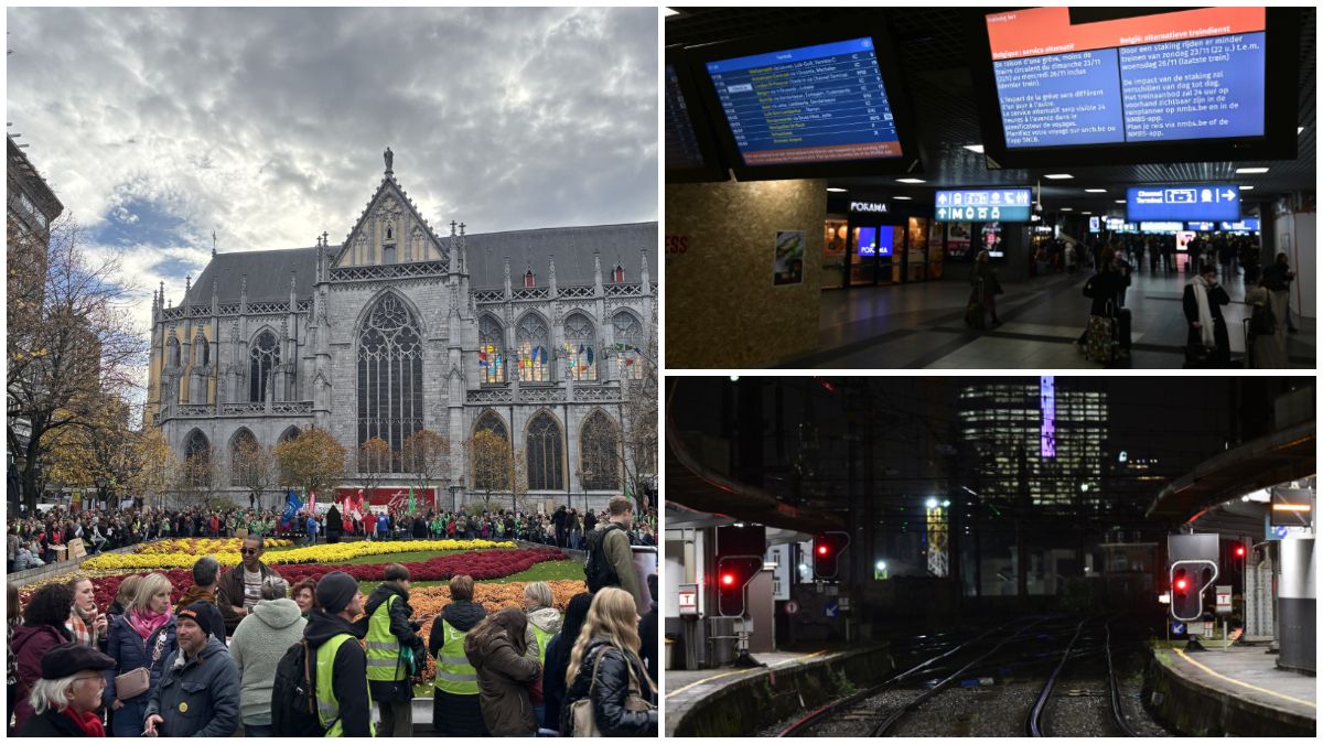 Grevă națională de trei zile în Belgia. Transportul, școlile și serviciile publice, puternic afectate. MAE avertizează românii