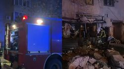 Locatarii blocului din Buftea, în stare de șoc! Au privit neputincioși cum explozia le-a distrus toată agoniseala: „Nu am auzit în viața mea așa bubuituri”