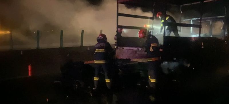 Imagini de la locul accidentului