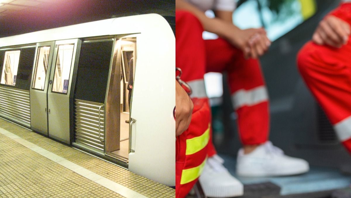 Urgență medicală la metrou! Echipajele medicale au sosit de urgență în stația Ștefan cel Mare