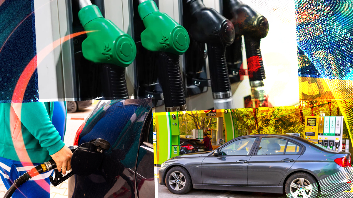 Panou electronic afișând preț benzină România și preț motorină în lei pe litru, evidențiind scumpiri carburanți în stație din București. | sursa foto: WowBiz Panou electronic afișând preț benzină România și preț motorină în lei pe litru, evidențiind scumpiri carburanți în stație din București. | sursa foto: WowBiz