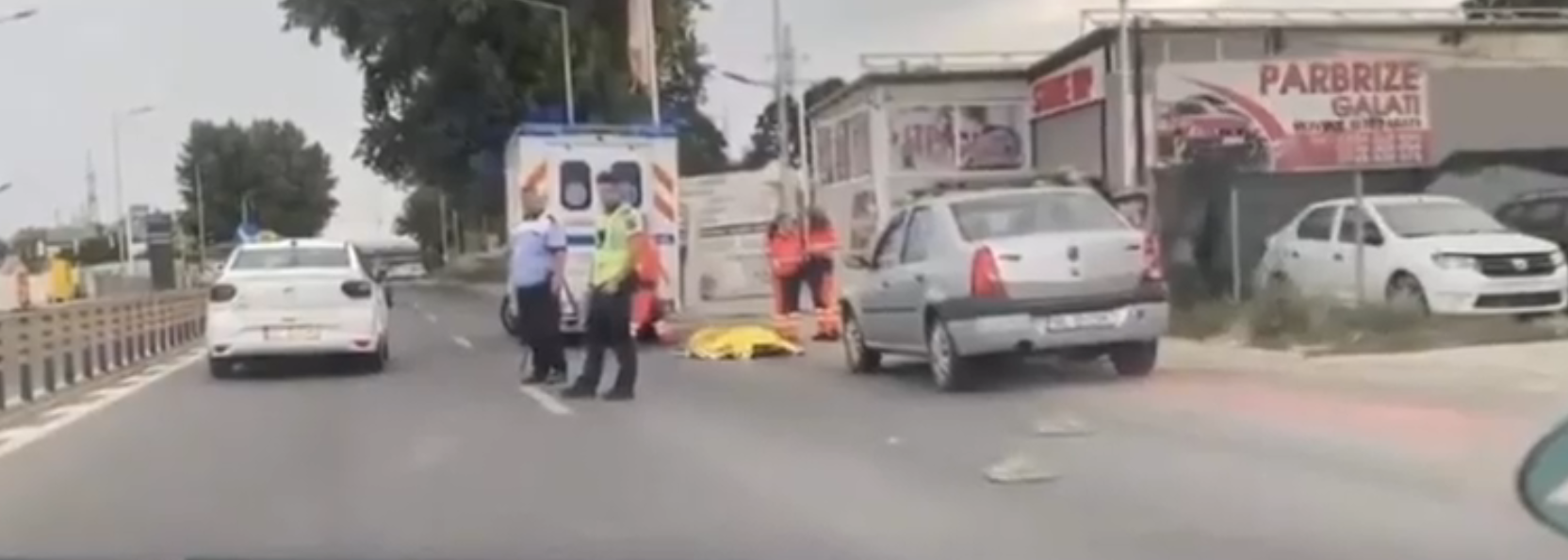 Un bărbat a murit călcat de mașină pe o trecere de pietoni din Galați. Șoferul are 76 de ani