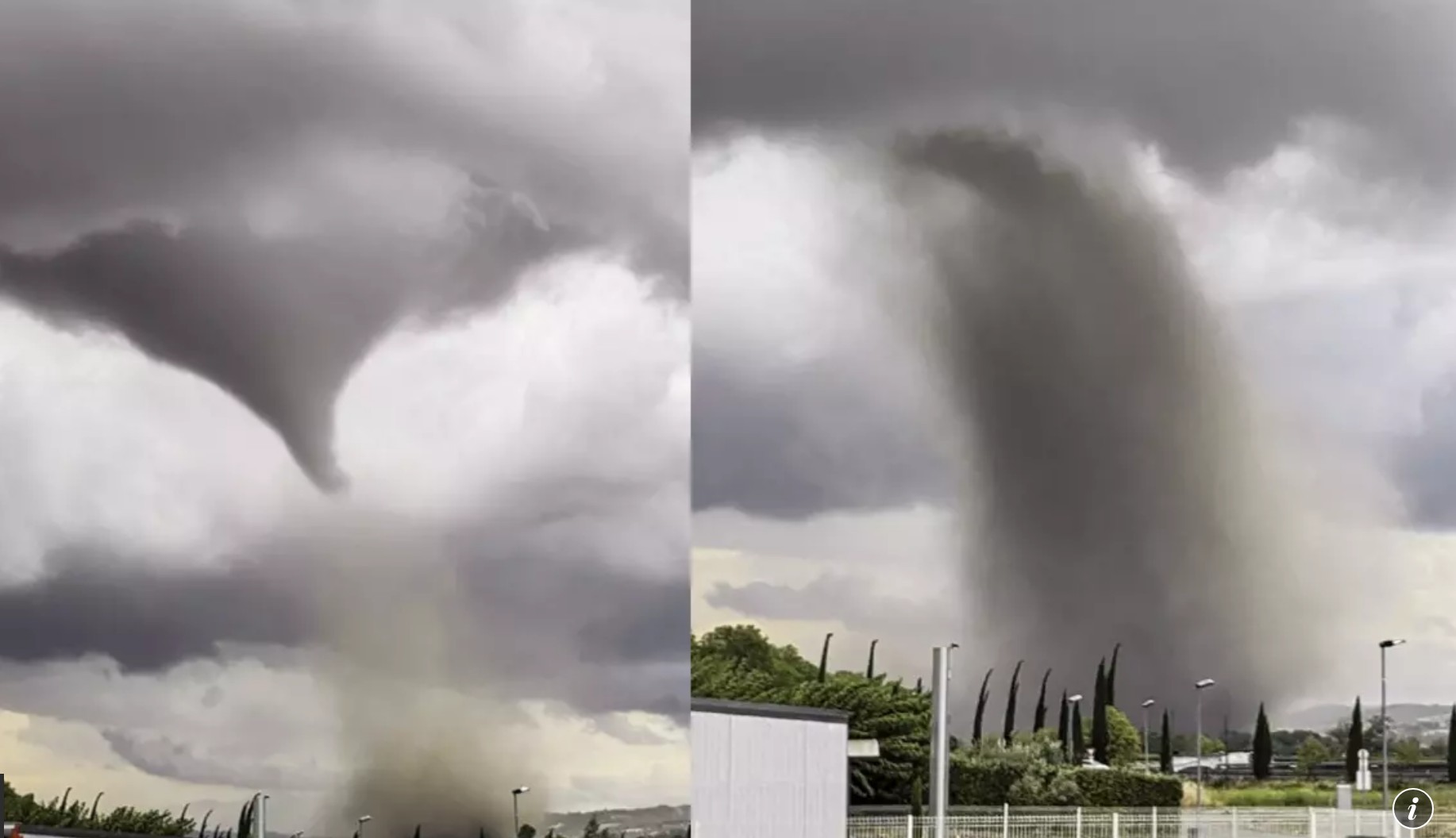 O tornadă puternică a lovit sud-vestul Franței. Peste 300 de case au fost distruse și 41 de persoane rănite