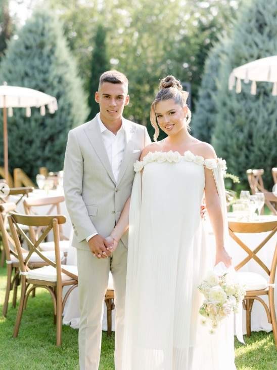 Cătălin Cîrjan a devenit tată pentru prima dată! Fotbalistul de la Dinamo și soția lui, Evelyn, au o fetiță