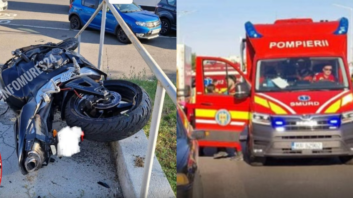 Accident mortal pe Bulevardul Pandurilor din Târgu Mureș. Un motocilcist și-a pierdut viața în urma impactului