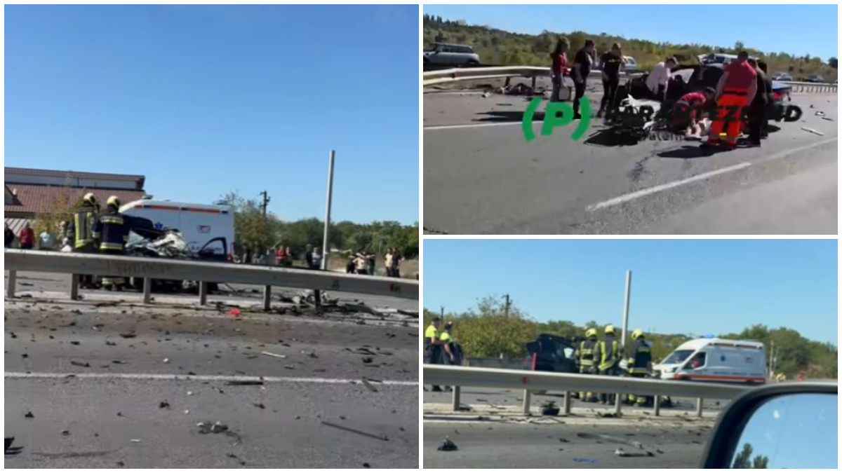 Accident violent la Măgdăcești. Un tânăr de 20 de ani a ajuns la spital după impact