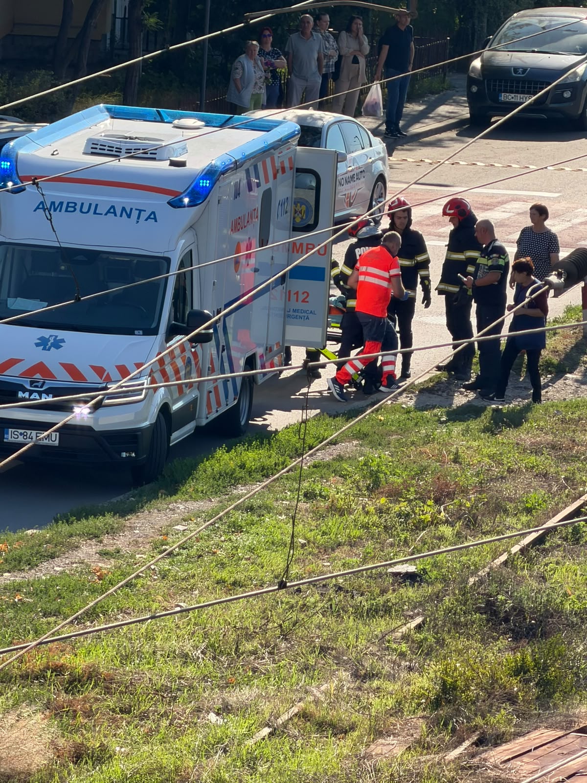 Accident feroviar în Iași, în zona Gării Nicolina. O femeie este implicată