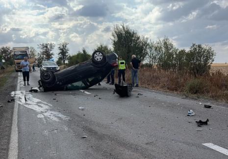 Tragedie pe DN 19E în Bihor! Un șofer a murit într-un teribil accident rutier