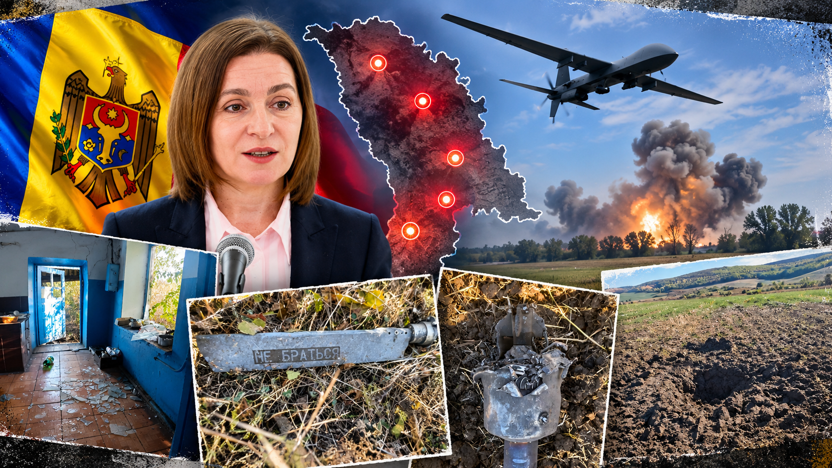 Alertă în Republica Moldova. Cinci drone au pătruns în spațiul aerian, iar exploziile s-au auzit în mai multe zone