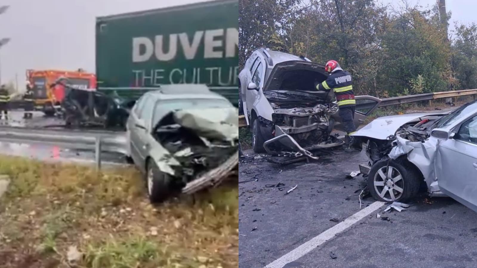 Două accidente grave au avut loc în această dimineață Mai multe persoane au rămas încarcerate