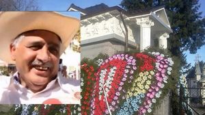 Asa arata palatul din cimitir in care se afla liderul rrom