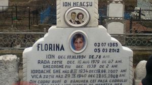 Florina Vladan este inmormantata in cimitirul din satul natal, alaturi de parinti si de bunici