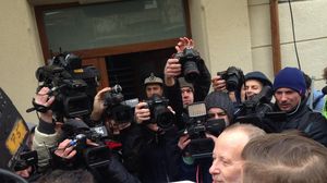 Andrei Gheorghe, marti, in fata sediului DNA