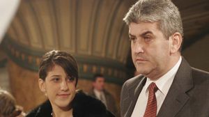 Gabriel Oprea, alaturi de fiica sa