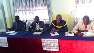 Doctorul Ibacka, in timpul conferintei de presa in care a facut apel la populatie