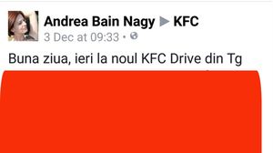 Ce penibil! O etnica maghiara din Targu Mures a postat asta pe net! Femeia a fost scoasa din sarite de un angajat KFC pentru ca... - De asta multi vor ca astfel de persoane sa plece in Ungaria