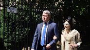 Catalin Predoiu si sotia sa, Alina