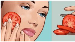 Foarte tare! De ce sa-ti freci o felie de rosie pe fata, timp de 3 secunde! Efectul este incredibil!