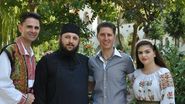 Aurelian Preda, in urma cu ceva timp, la Manastirea Dervent, cu fiica sa