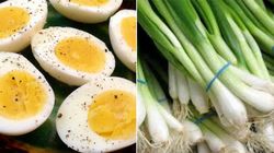 Foarte tare! Ce ti se intampla daca mananci ou fiert cu ceapa verde!