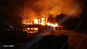 Clubul a ars in ianuarie