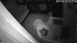 O bona din Romania snopeste in bataie un copilas de numai un an! Imagini incredibile surprinse cu camera de supraveghere