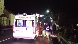 Accident grav in Bistrita: Un grup de copii care mergeau la scoala, lovit in plin de o masina!