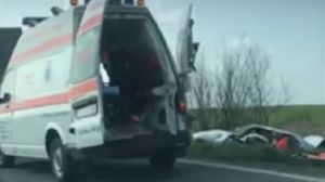 Accident grav soldat cu patru victime! Circulatia este blocata